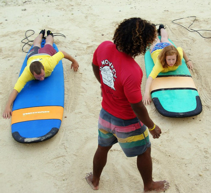 Beginners Surf Lessons in Bali